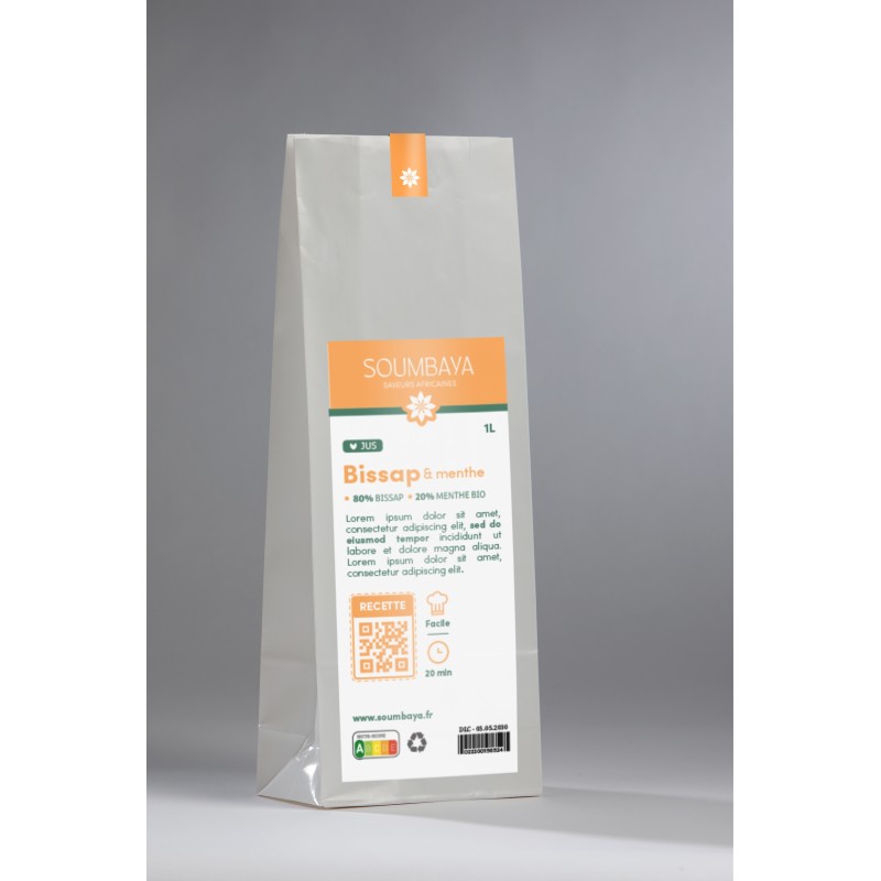 Mix jus bissap blanc gingembre